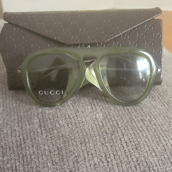 Gucci Other - Gucci Olive Green Sunglasses